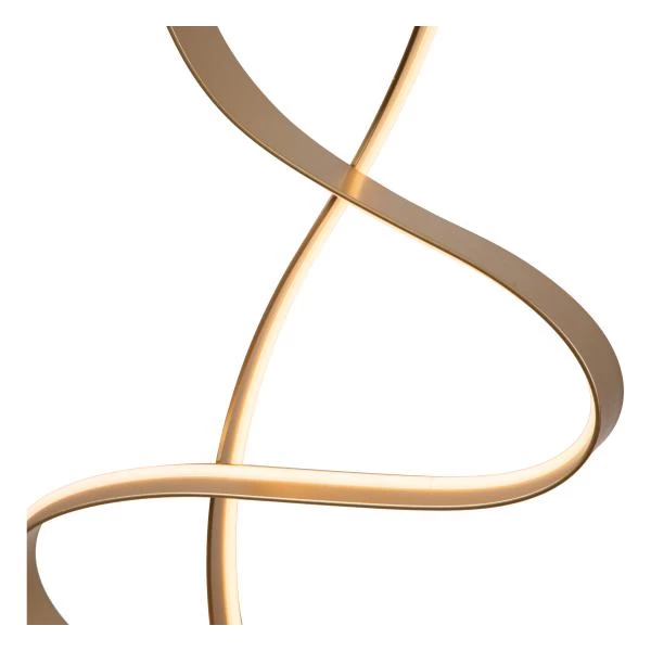 Lucide Premium LAMBADA - Lampadaire - LED Dim. - 1x38W 2700K - Or Mat / Laiton - détail 2